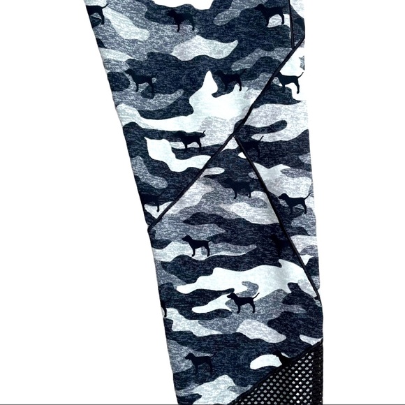 Pink Victoria Secret NWOT High Waisted Camo Dog Leggings SZ:M - Picture 8 of 8